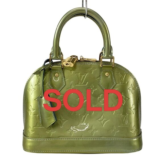 LOUIS VUITTON Alma BB Givre Monogram Vernis - Handbag 753-062025 - Picture 1 of 14